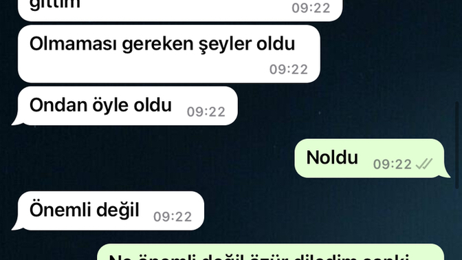 Ne olmuş olabilir ki?
