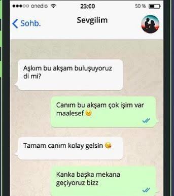 Hiç yanlışlıkla başka birisine mesaj attınız mı?