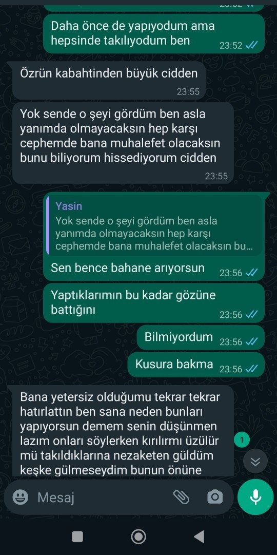 Lütfen yardımcı olur musunuz? Çok kötü hissediyorum, ayrılmak mı istiyor?