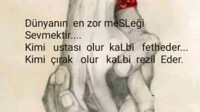 Sevmek en zor meslek mi?