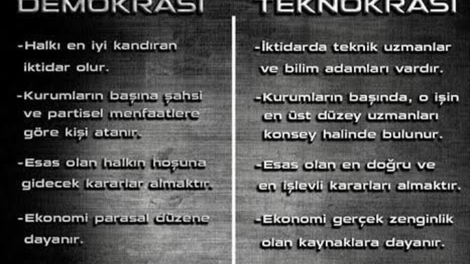 Demokrasi mi yoksa teknokrasi mi?