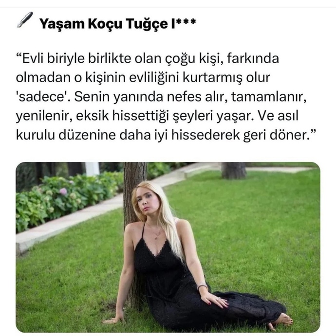 Yaşam koçu Tuğçe nin görüşüne ne diyorsunuz?