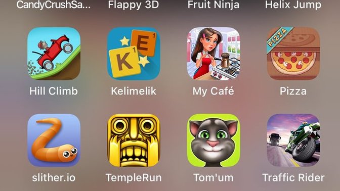 Telefonunuz da kaç tane yüklü oyun var?
