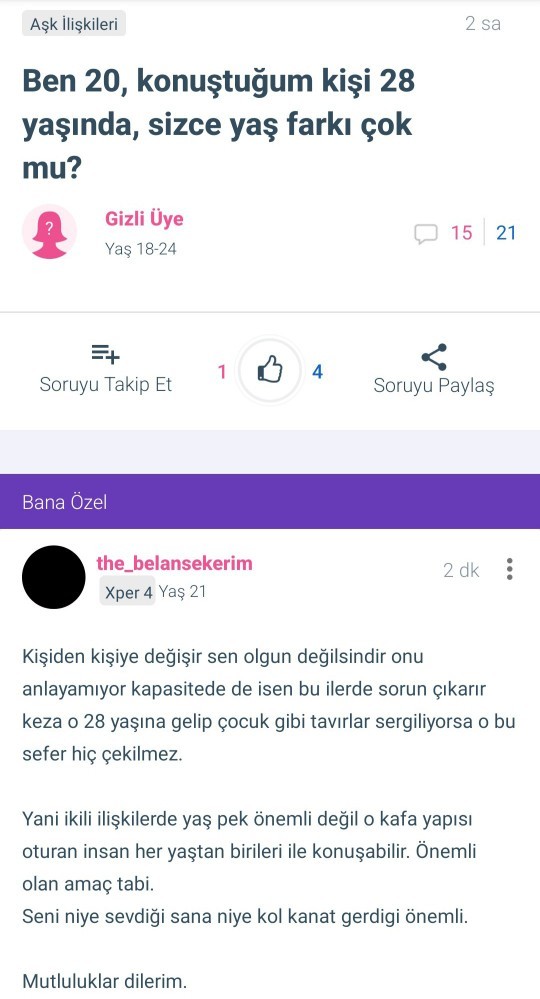 Arkadaşlar 1995 doğumlu 29 yaşındaki bir erkek ile, 2004 doğumlu 20 yaşındaki bir kızın flört etmesi, sevgili olması normal mi?