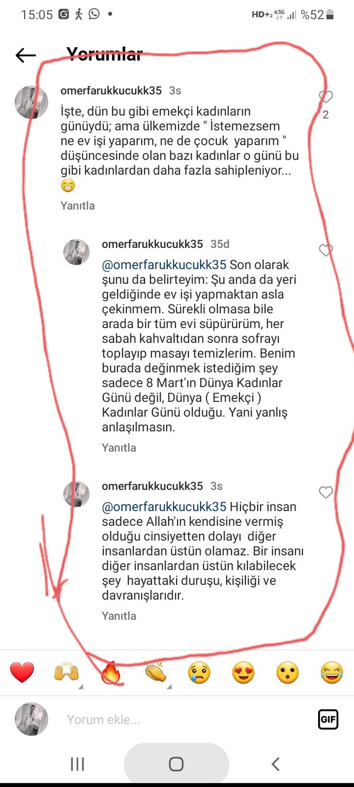 Özellikle kız arkadaşlara soruyorum: Sizce yorumlarımda ve düşüncelerimde haksız mıyım?