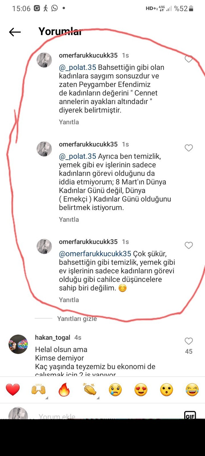 Özellikle kız arkadaşlara soruyorum: Sizce yorumlarımda ve düşüncelerimde haksız mıyım?