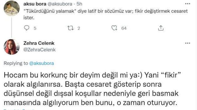 “Tükürdüğünüzü yalama “ ihtimalinden dolayı söylediklerinize dikkat eder misiniz?