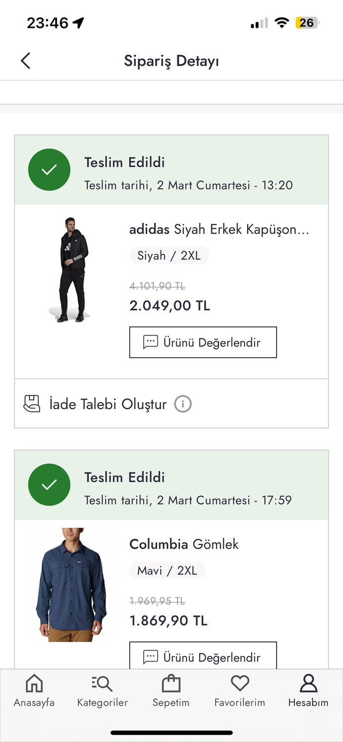 İnternetten en son ne aldınız?