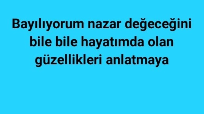 Hayatindaki güzellikleri paylasir misin?