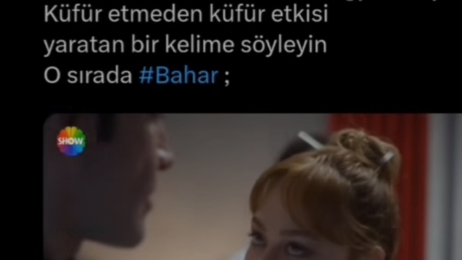 Küfür etmeden küfür etkisi yaratan bir cümle söyler misiniz?