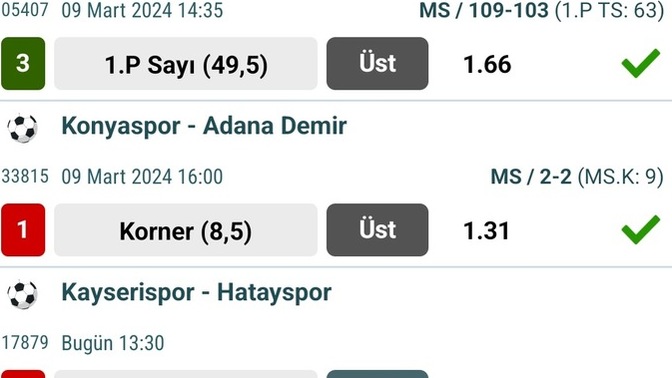 İlk defa iddaa oynadim, 250 TL yatırdım. 750 TL küsür veriyor. En altta ki tahminin anlamı ne bakabilir misiniz?