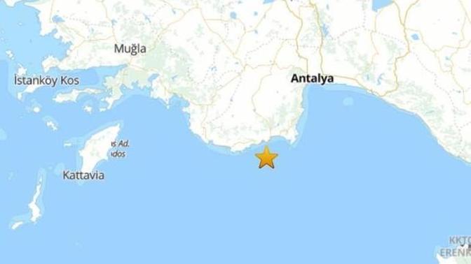 Antalya'da 4.7 büyüklüğünde deprem oldu. Hisseden var mı?