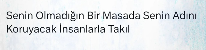 Neyine güvendin, evladım?