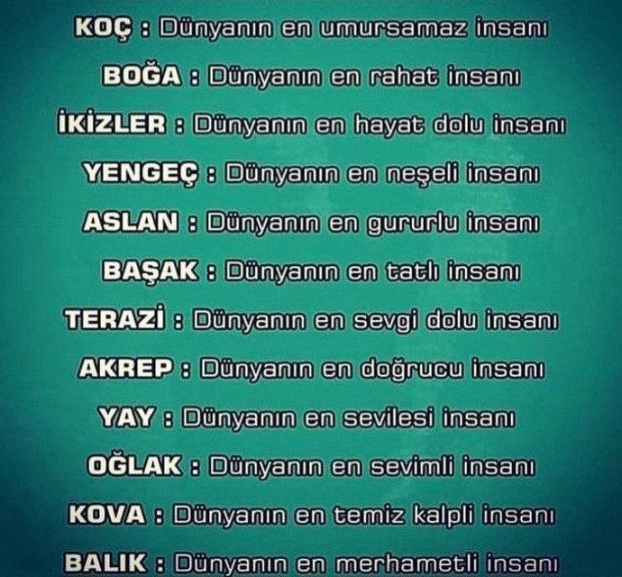 Burcuna göre sen hangisisin?