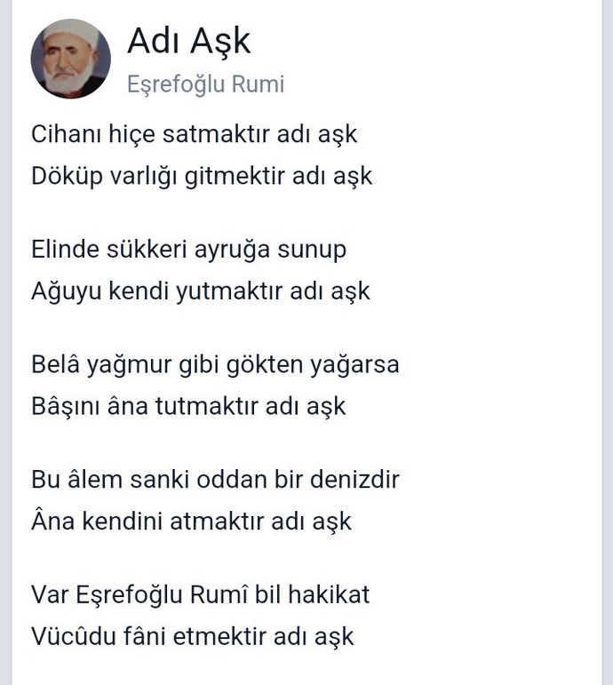 Sevdiğiniz bir şiir var mı?
