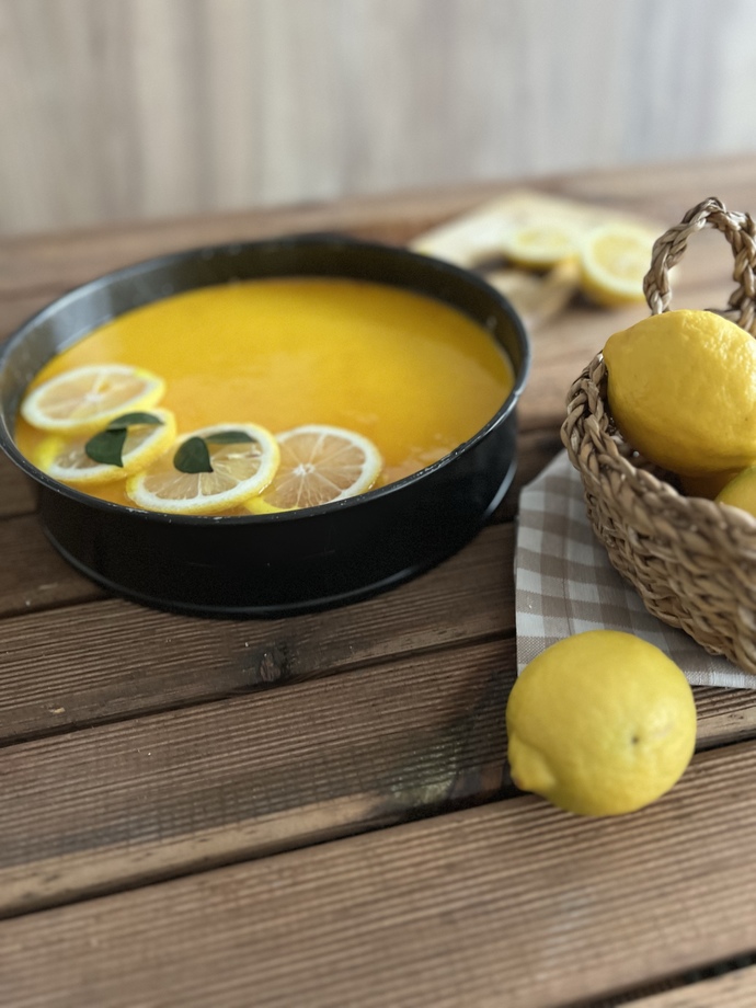 Limonlu Cheesecake yaptım. Nasıl olmuş?