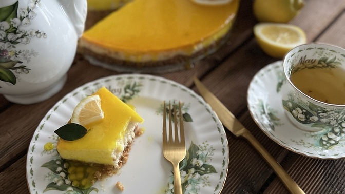 Limonlu Cheesecake yaptım. Nasıl olmuş?