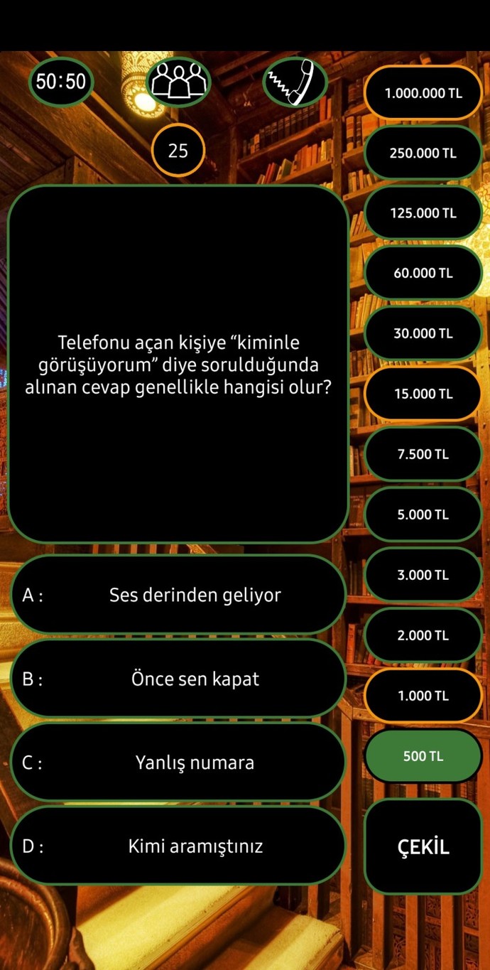 Genel Kültür Oyununu Oynadınız mı hangi para ödülüne kadar geldiniz?
