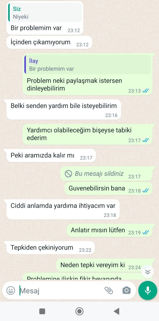 Eski bir bayan iş arkadaşımla şöyle bir konuşmamız oldu sizce nasıl bir yardıma ihtiyacı olabilir?