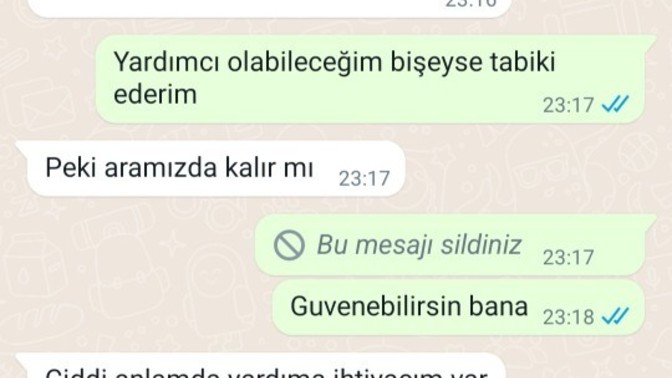 Eski bir bayan iş arkadaşımla şöyle bir konuşmamız oldu sizce nasıl bir yardıma ihtiyacı olabilir?