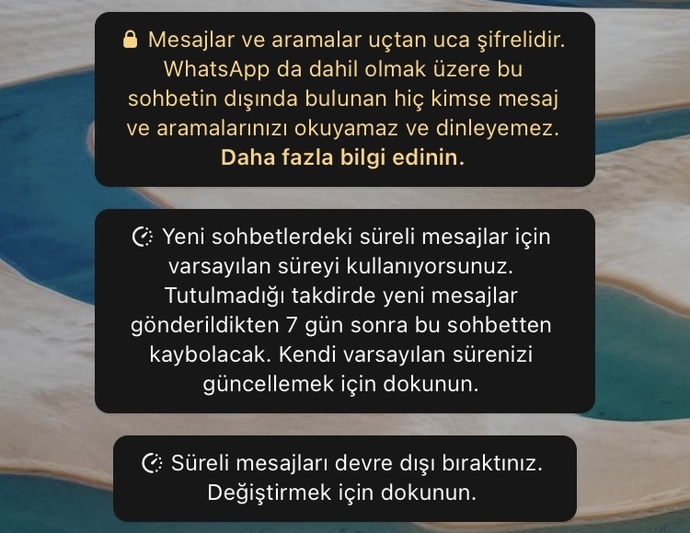 Arkadaşlar şunları ben mi yapmış oluyorum? Ve karşı tarafa bu durumda bildirim gidiyor mu?