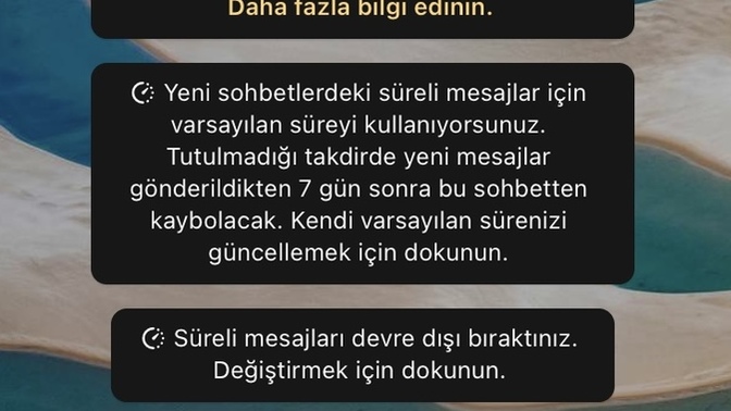Arkadaşlar şunları ben mi yapmış oluyorum? Ve karşı tarafa bu durumda bildirim gidiyor mu?