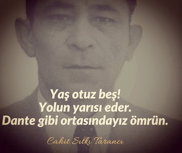 Dante gibi ortasındayız ömrün ne demek?