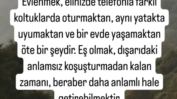 Evlilik senin için ne ifade ediyor?