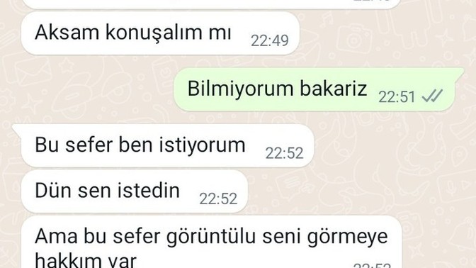 Flörtüm sürekli görüntülü konuşmak istiyor burnumda uçuk var diyorum grip oldum anlamıyor buna yolu vermeli miyim?
