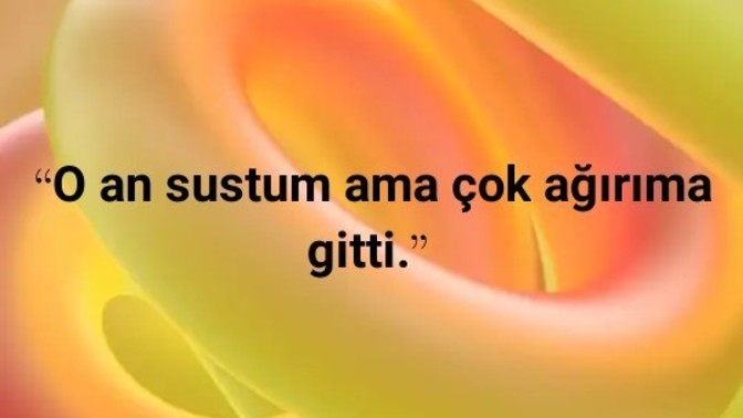 Suskun biri misin?