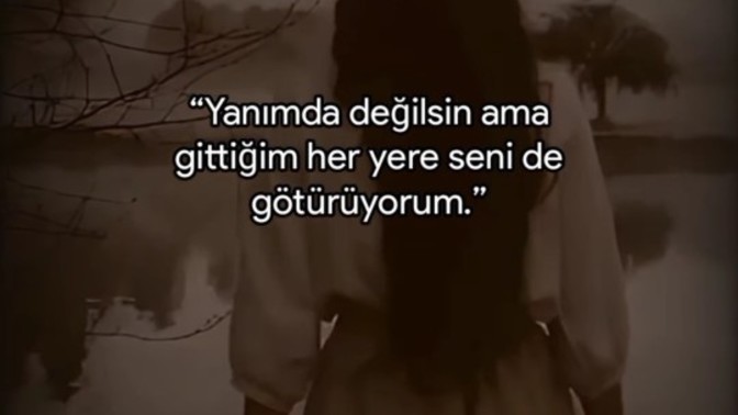 Sürekli düşündüğünüz biri var mı?