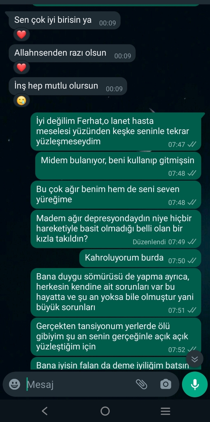 Arkadaşlar midem bulanıyor yardım edin?
