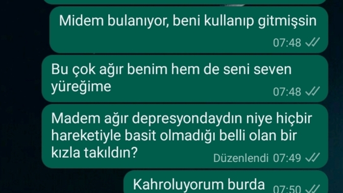 Arkadaşlar midem bulanıyor yardım edin?