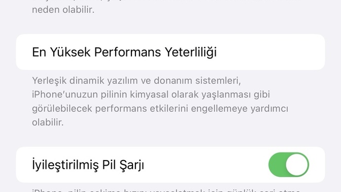 IPhone pil sağlığı %95 olmuş, neden böyle oldu?