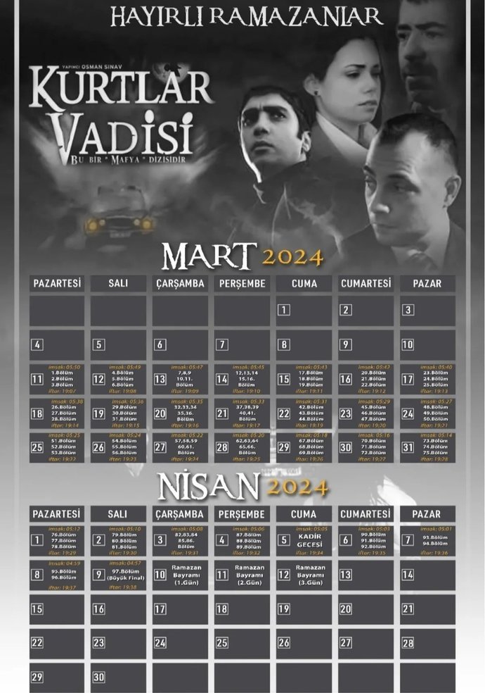 Ramazanda aklınıza gelen ilk dizi/film hangisi?