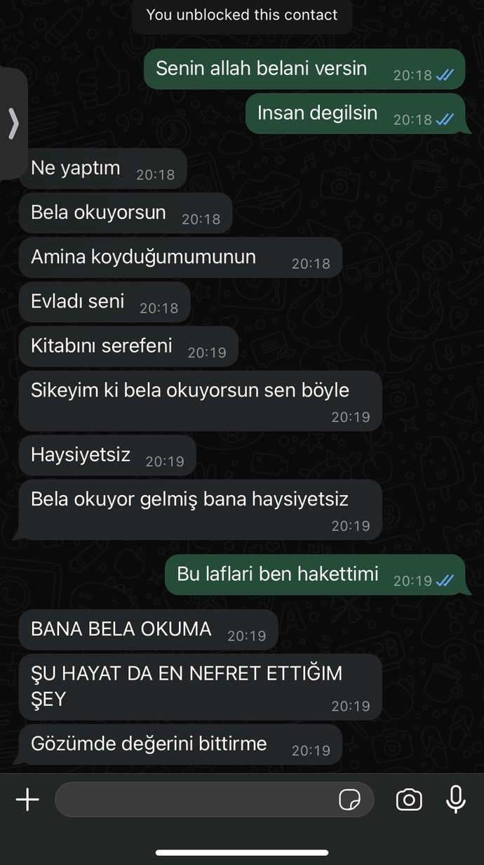 Normal mi dedikleri?