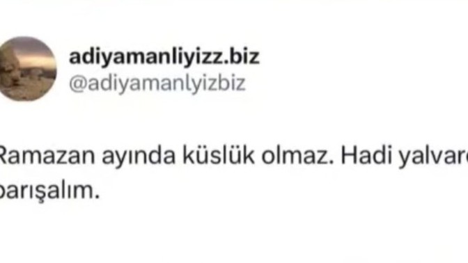 Ramazan'da küslük olur mu?
