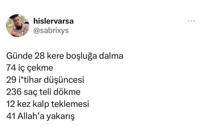 Sizin bir gününüz nasıl geçiyor?