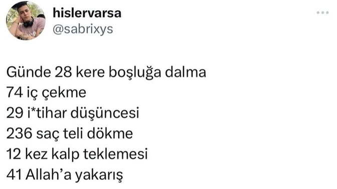 Sizin bir gününüz nasıl geçiyor?