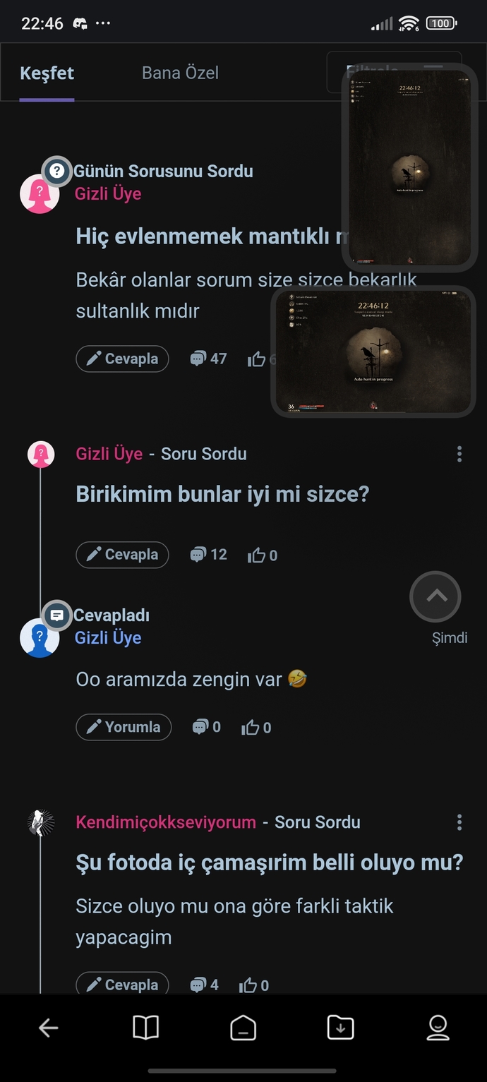Şu an şarjınız ÷ kaç?