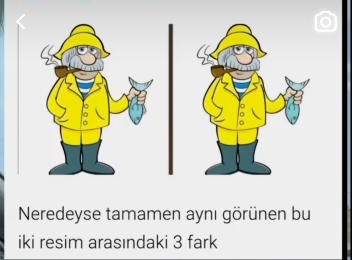 Görseldeki 3 farkı bulabilir misin?