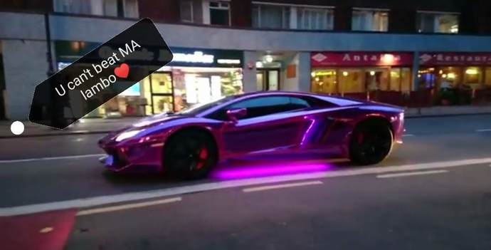 Bu işte lambo metallic purp ❣️