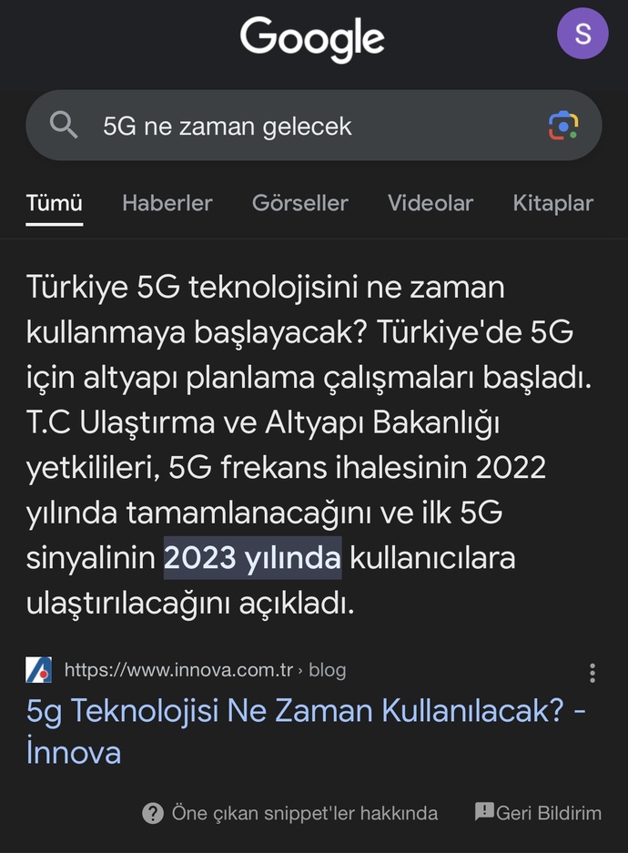 5G interneti ne zaman gelecek?