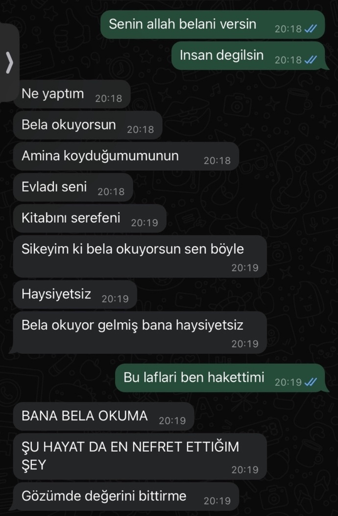 Dedikleri normal mi?