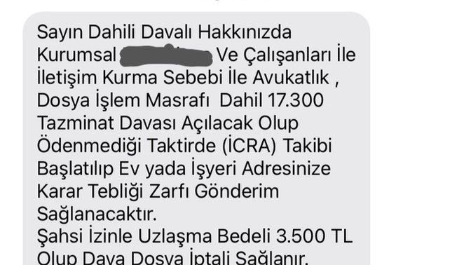 E-Devlette hakkımda icra ve dava dosyası olmadığı halde bi avukattan böyle bir mesaj geldi. Sizce bu doğru mu?