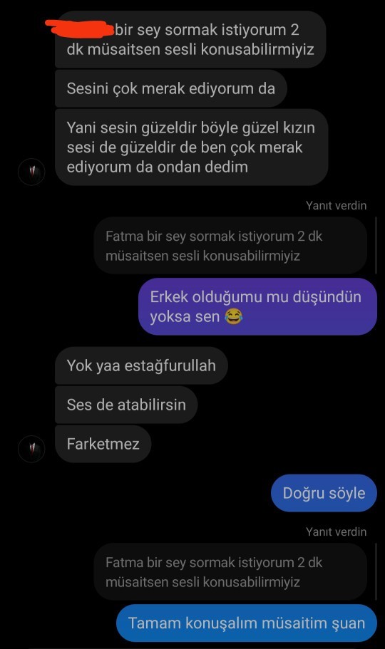 Arkadaşlar bir aydır konuştuğum flörtüm hiç aramadı bugün arayayım dedi ilk kez sonra birşeyi bahane edince dayanamadım engelledim?