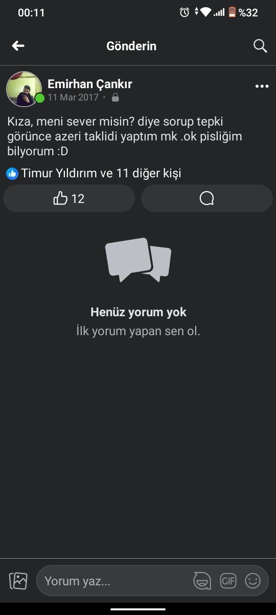 Bazen belalti dusuncen olur mu?