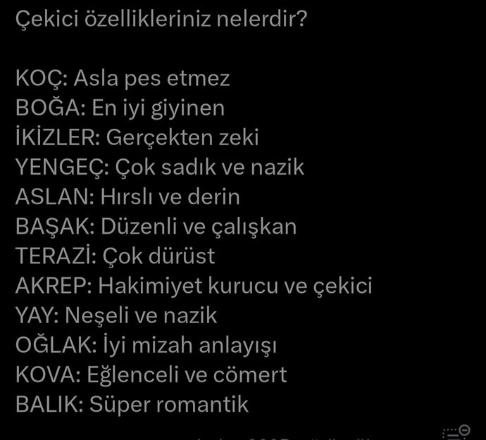 Burcunuzun çekici özellikleri nelerdir?