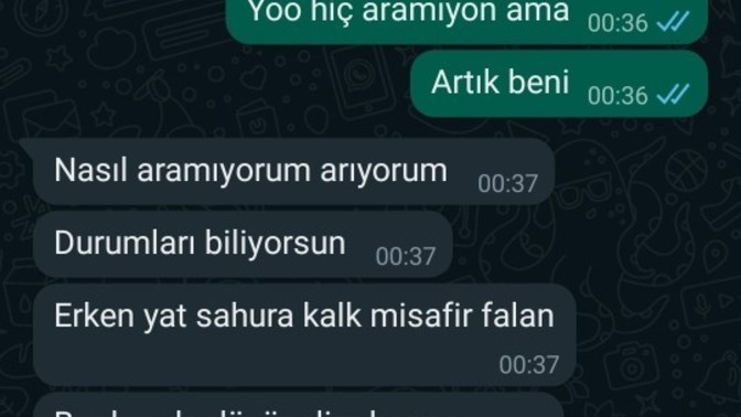 Bu konuşma yapmacık mı sizce?