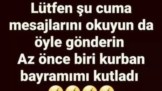 Her hafta düzenli olarak cuma mesajı atarmısınız?